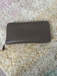 Hermes silk in long wallet