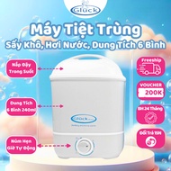 GLUCK GX07 Multifunctional Milk Bottle Drying Sterilizer, 6 Bottle Capacity, Multifunctional