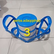 BESTPROMO MONTONG 3-LAYER STACKING BOX PLASTIC STACKING BOX PICNIC STACKING BOX