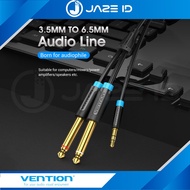 Vention 3.5mm Male to 2x 6.5mm Male Mic Aux Splitter Cable 1M 1.5M Aux Cable Audio Cable