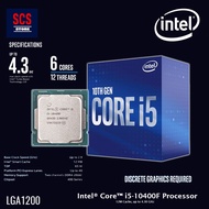Intel Core i5 10400F LGA1200 PROCESSOR COMBO MSI B560M PRO-E MAIN BOARD