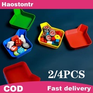 haostontr 2/4pcs Colorful Game Chip Trays Game Component Stands Game Coins Storage Tray Home Sorting