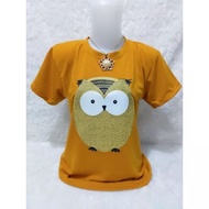 Women's T-SHIRT OWL DTF PRINTING IMAGE XL-4XL