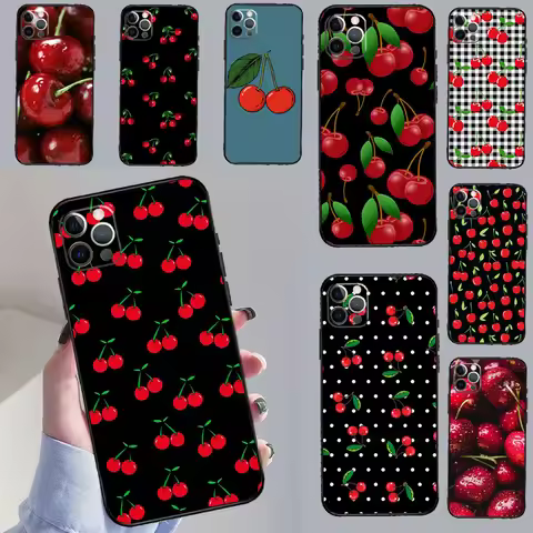Food Fruit Red Cherry For Honor Magic 7 Lite 6 8 Case For Honor 200 400 Pro 90 70 50 X8c X8b X9a X9b