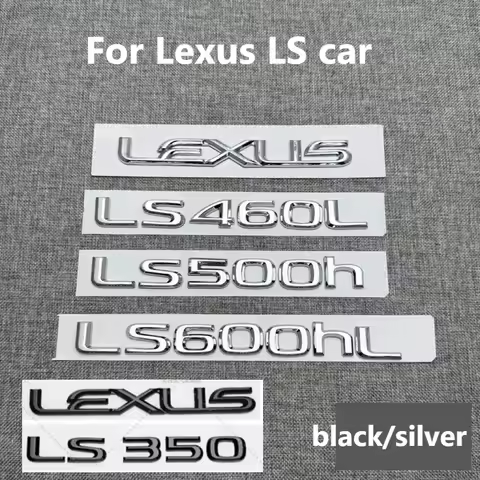 ABS Front or Side or Rear Trunk Badge Sticker for Lexus F SPORT LS LS350 LS400 LS460 LS460L LS500 LS