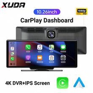 Brand New 10.26 Inch 4K Dash Cam, Supports Wireless CarPlay And Android Auto, Portable Dash Cam, IPS