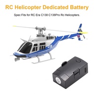 Walmeck Helicopter Battery Fit for C138 High Performance 7.4V 350mAh Lightweight Replacement Power S
