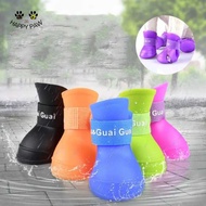 4Pcs Pet Shoes dog shoes puppy shoes Waterproof Shoes Anti Slip Dog Boots for small dogs