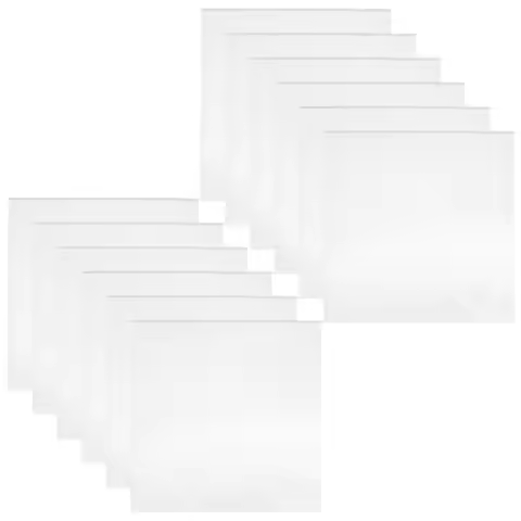 25Pcs Vinyl Record Outer Sleeves Self Adhesive Clear Protective Sleeve for Album Cover Dust Fingerpr