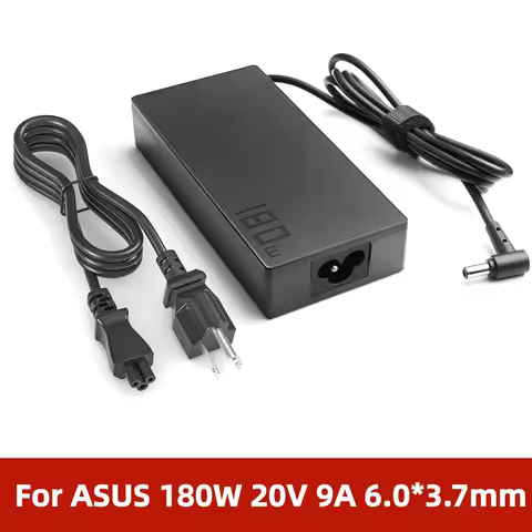 180W 20V 9A 6.0x3.7mm AC Adapter For Asus ROG Zephyrus GA502DU GA502D GA502IU GA401 F15 F17 FX505D L