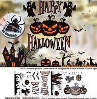 其他品牌 - 萬聖節必備! 靜電玻璃窗貼 (南瓜)。佈置萬聖節不單調，超可愛，亦可作牆貼、門貼，隨心所欲佈置，享受節日氣息。