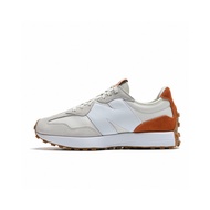 Huge discount_ New Balance_NB327 series White Orange Mens and womens sports and leisure shoes