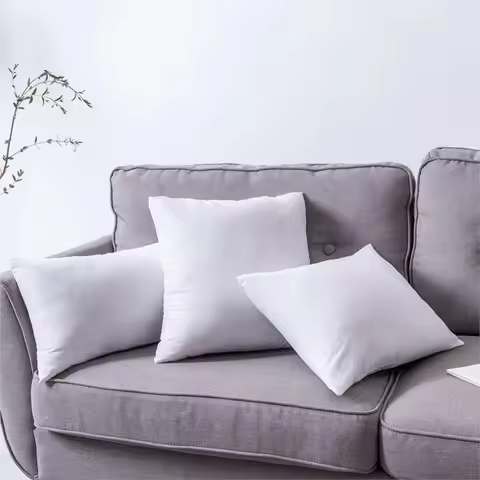 standard white bounce back pillow cushion core sofa car seat home interior decor pillows30x30/40x40/