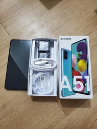 SAMSUNG GALAXY A51 RAM 6/128GB SECOND RESMI SEIN FULLSET NO MINUS 19F