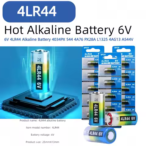 Original 4LR44 6V Alkaline Battery - for Shock Collars, Camera, Electronics - A544V 4034PX PX28A L13