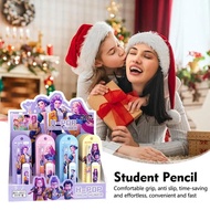 Kpop Demon Hunters Auto Pencil 0.5mm No Sharpening Needed Cute Design For Students School P9t1