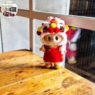 Labubu V1 Qi Pao Barongsai Dress Set 3in1 Labubu Clothes Chinese New Year/ Labubu Chinese Traditiona