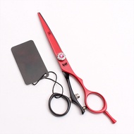 Barbertop Japan 440C Salon Hairdressing Scissor 6นิ้วตัดผมแบนฟันชุดกรรไกรเก็บกระเป๋า Stlying Tools