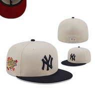 Most Popular Unisex New York Yankees Full Cap MLB NY LA raiders Caps Close Fitted Caps for men origi