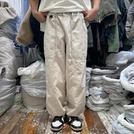 halo Selection 2 Korea farmers Drawstring Wide Overalls Trousers