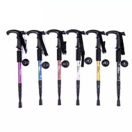 G0189行山手仗 鋁合金伸縮拐杖 徒步登山裝備 登山杖  Hands # crutches # hiking poles