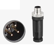 Male Female Socket M12 Sensor Connector Connector Sensor Plug Screw Threaded Coupling M12 Sensor Cab