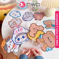 Cute Creative Cartoon Handheld Portable Plastic Mini Hand Fan Cartoon hand fan NWD-Affordable statio