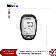 Inezco Alat Cek Gula Darah 6 in 1 (Chol Glucose UA Ketone HB HCT)