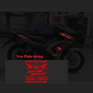 WINNER X-V3 REFLECTIVE CAR STICKER Borderless SHAPE STICKER WINNER X-V3 (RSX)