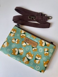 Uma Hana 柴犬圖案斜背包 斜孭袋