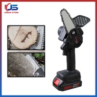 MESIN GERGAJI KAYU LISTRIK MINI PORTABLE CHAINSAW CORDLESS 800W D2605