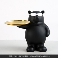 Attitude Bear Storage Tray Decoration Creative Home Entrance Key Decoration Living Room Coffee Table