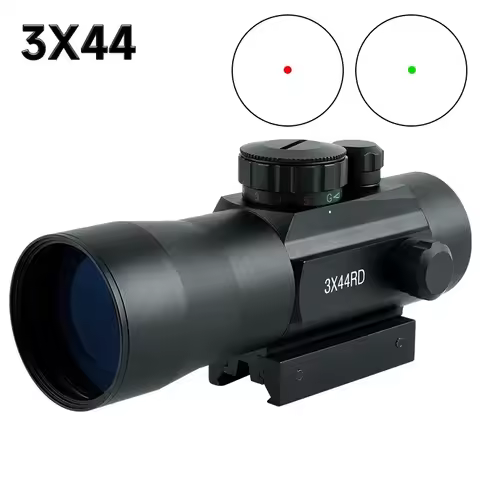 3X44 Red Dot Sight Hunting Opticsl Riflescope Compact Reflex Collimator 1X40 Airsoft Sight Tactical 
