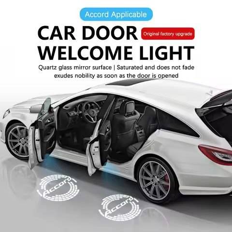 Led Car Door Welcome Light Projector Logo Lamp For Honda Accord 9Th 10Th Gen 2014-2022 Accord Decora