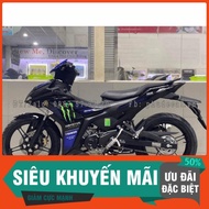 Exciter 155 black monter car sticker