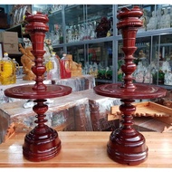 bag Candlesticks, Natural Melaleuca Wood Altar Candlesticks for altar decoration, many sizes