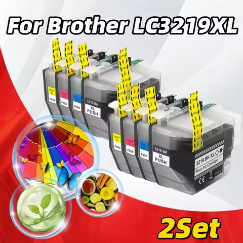 2Set LC3219XL Ink Cartridge Compatible For Brother MFC J5330DW J5335DW J5730DW J5930DW Printer J6530