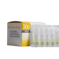 100PCS/BOX Tattoo Small Painless Beauty Needle 30G4MM 30G6MM 30G8MM 30G13MM Superfine Sterile Inject