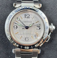 Cartier  卡地亞  Pasha C GMT      2377