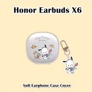 【Fast Shipment】For Honor Earbuds X6 Case Earphone Case Cartoon Anime Pattern Soft Silicone Casing