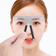 Stainless Steel Penggaris Cetakan Alis / Eyebrow Balance Ruler / Measure Shaping Tool Untuk Sulam At