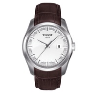 Tissot couturier quartz cool white Brown t0354101603100 men's watches