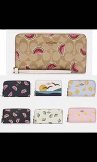 Coach Outlet wallet with fruit print 新款 水果銀包