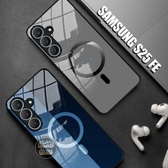 Samsung S25 FE Case - Samsung S25 FE Glass Softcase - Samsung S25 FE Casing - Samsung S25 FE Silicon