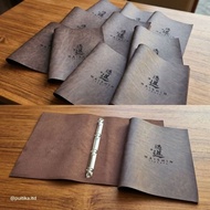 Custom Faux Leather Menu Book Cover - Custom Leather Menu Book Cover