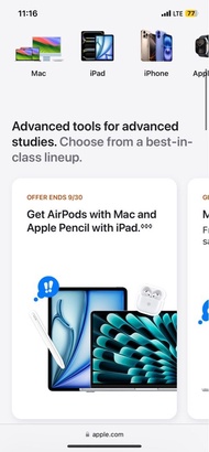 (個人閒置)平出Ipad air M3 APPLE 學生優惠