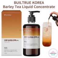BUILTRUE KOREA Barley Tea Liquid Concentrate with Pump - 100% Roasted Korean Barley