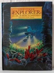 【吉兒圖書】《Explorer Pop-Up Book》絕版立體書！ 跟著Titanic鐵達尼號的發現者，探索沉船遺骸