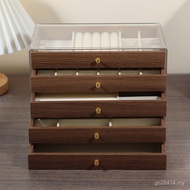 Jewelry Chinese Jewelry Box Walnut Earrings Necklace Desktop Storage Box Household Retro Jewelry Box