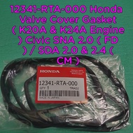 12341-RTA-000 Honda Valve Cover Gasket ( K20A & K24A Engine ) Civic SNA 2.0 ( FD ) / SDA 2.0 & 2.4 (